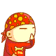 时尚红帽小男孩