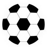足球黑白球头像图片31