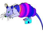 彩色拟人动物卡通头像图片32