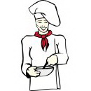 卡通厨师做饭头像图片1