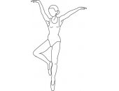 卡通跳舞动作男女头像图片26