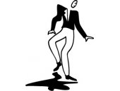 卡通跳舞动作男女头像图片42