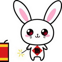 可爱卡通兔子头像图片22