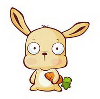 可爱卡通兔子头像图片35