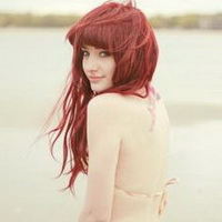 红头发美女头像图片18